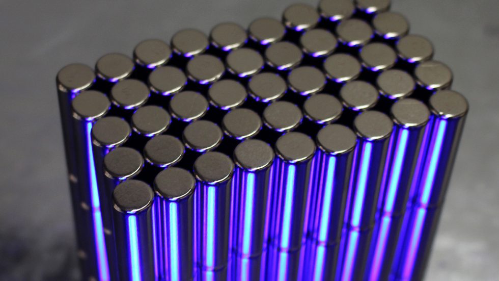 4 Aimants En Arc Néodyme N45EH – Super Puissants, Résistants à La Chaleur, 33 Mm