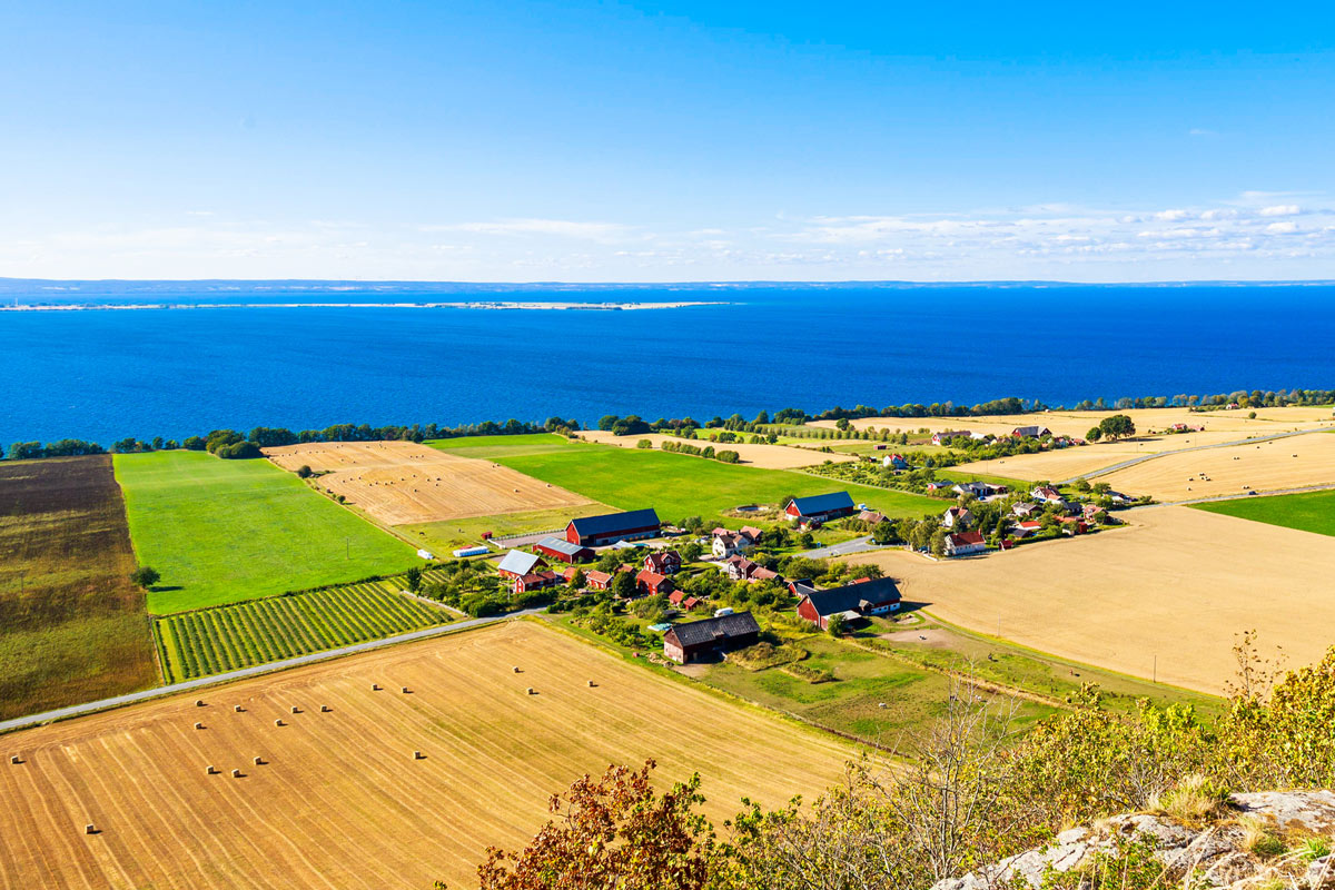 Le lac Vättern en Suède