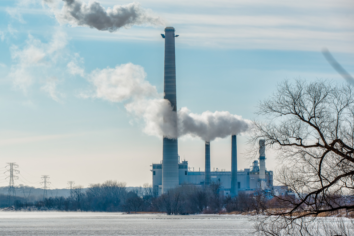 Centrale électrique au charbon