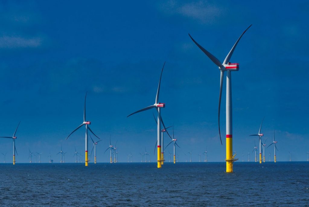Parc éolien offshore dans la mer Baltique