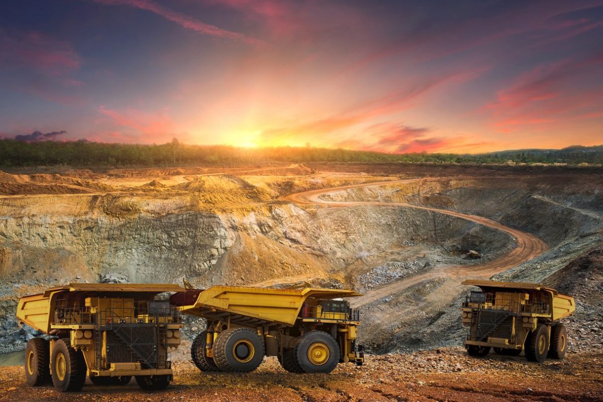Image symbolique de l'exploitation minière