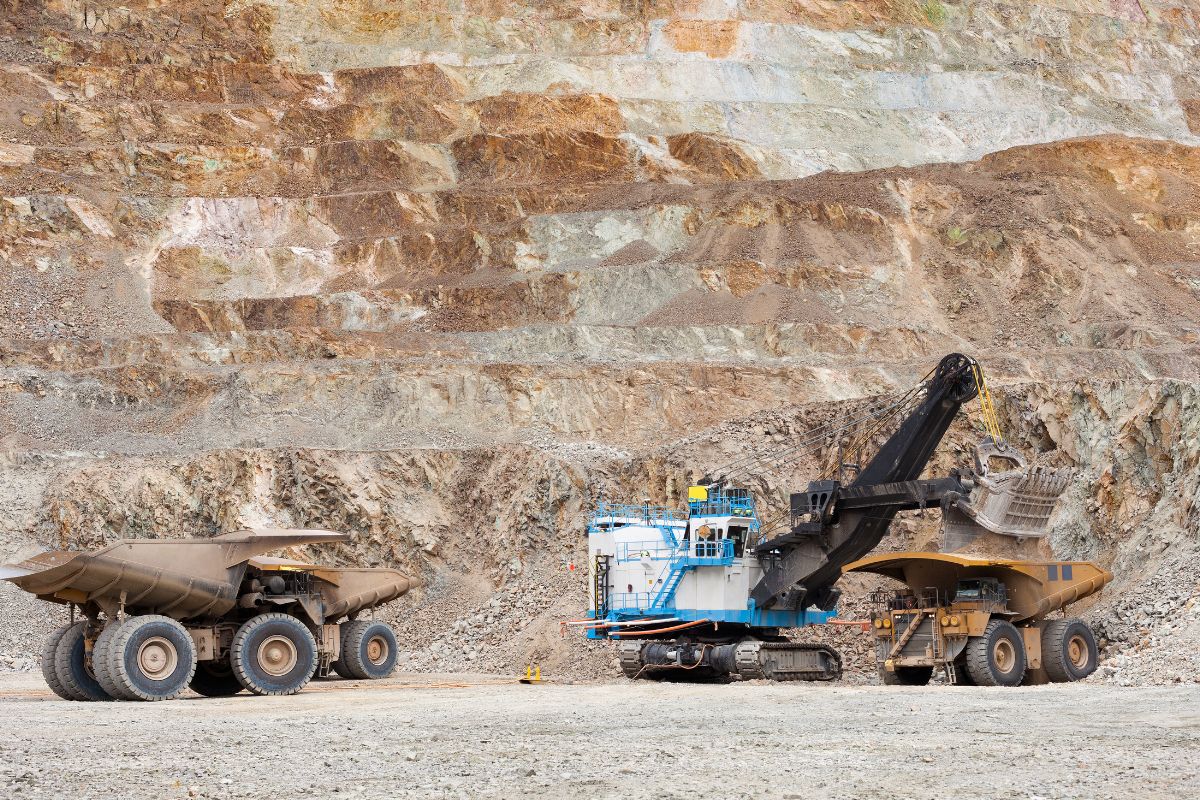 Image symbolique de l'exploitation minière